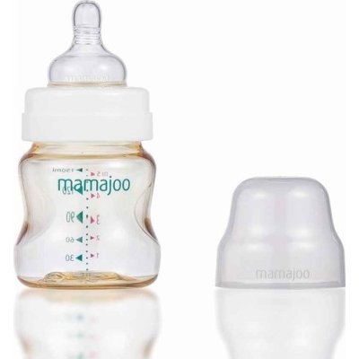 Mamajoo Gold Biberon, 150 ml ve Anti Kolik Biberon Emziği, No: 1