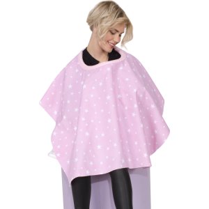Sevi Bebe Anne Emzirme Örtüsü Önlüğü, Pembe, Yıldız