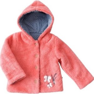 Bibaby Biorganic Wild Flowers Welsoft Hırka, Mercan