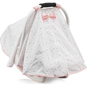 Moje Taşıma Koltuğu Ana Kucağı Örtüsü, Small, Pembe, Yıldız