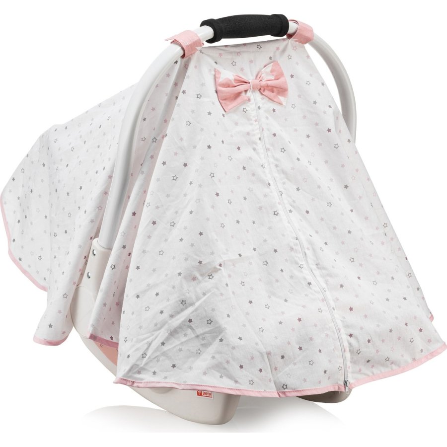 Moje Taşıma Koltuğu Ana Kucağı Örtüsü, Small, Pembe, Yıldız