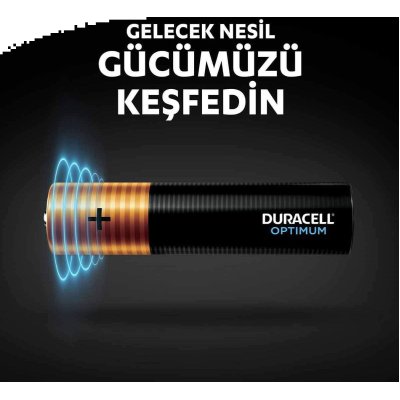 Duracell Optimum Kalem Pil, AAA, 4'lü
