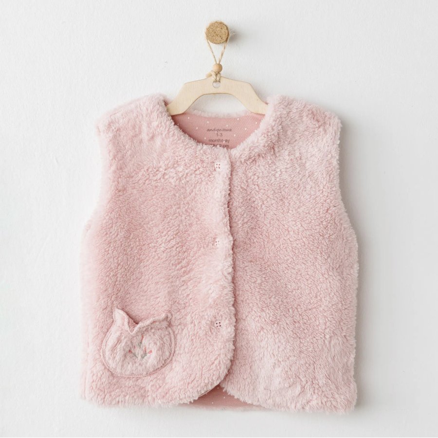 Andywawa AC26094 Mon Petit Amour Yelek Pink