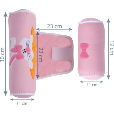 Sevi Bebe Güvenli Yan Yatış Yastığı, Pembe