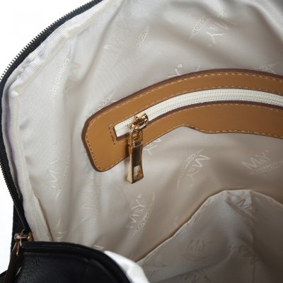 M&Y Holifera Deri Anne Bebek Bakım Çantası, Siyah