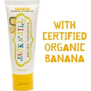 Jack N' Jill Doğal Diş Macunu, Organik Muz Aromalı, 50 g