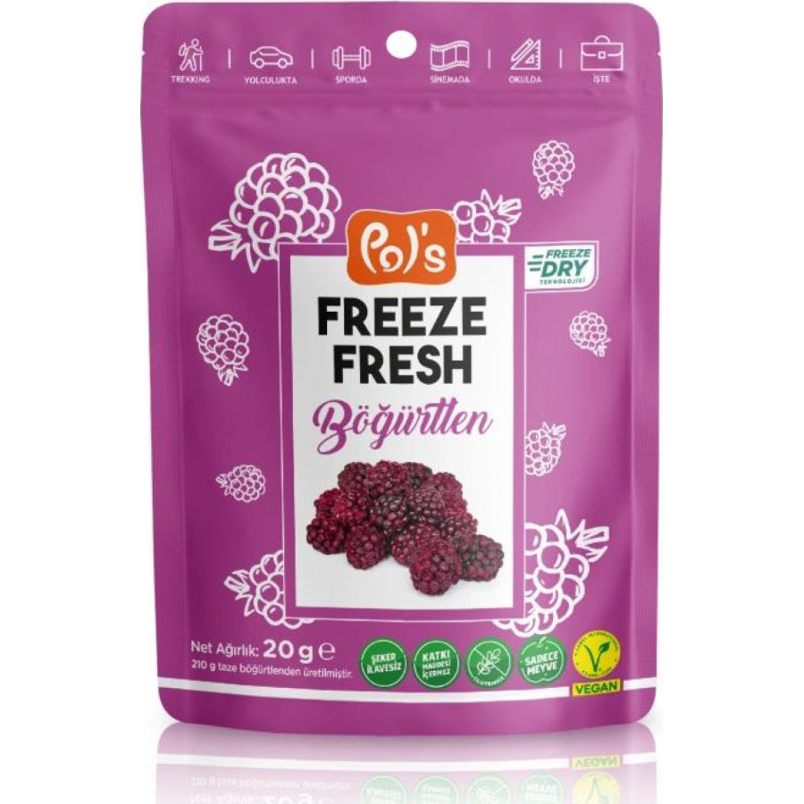 Pol’s Freeze Fresh Böğürtlen 20 Gr