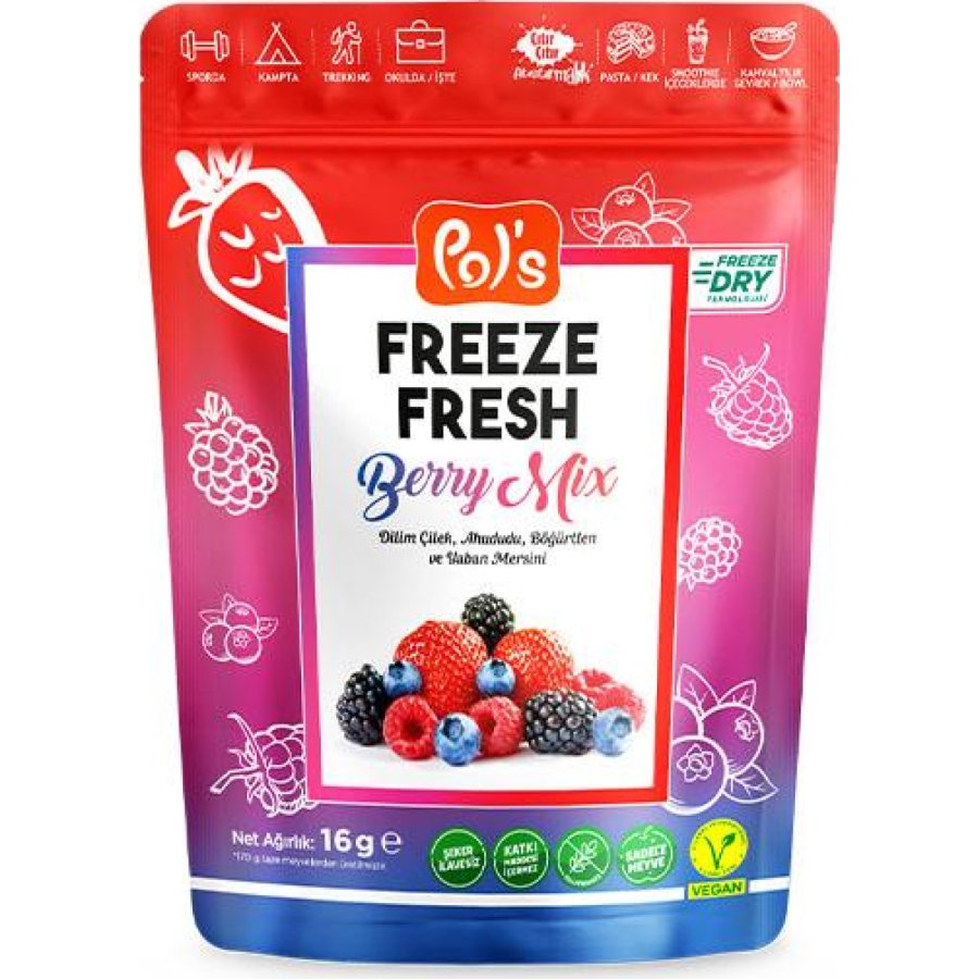 Pol’s Freeze Fresh Berry Mix 16 Gr