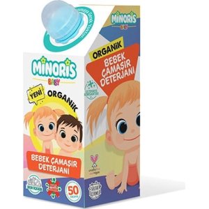 Minoris Baby Organik Antialerjik Bebek Çamaşır Deterjanı, 1000 ml