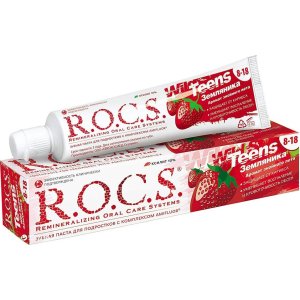 R.O.C.S. Teen Yaban Çileği Diş Macunu, 60 ml