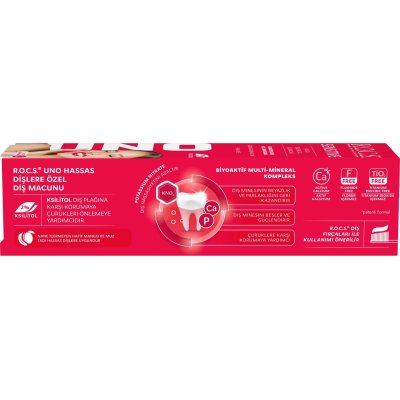 R.O.C.S.Uno Sensitive Hassas Dişlere Özel Diş Macunu 60 ml