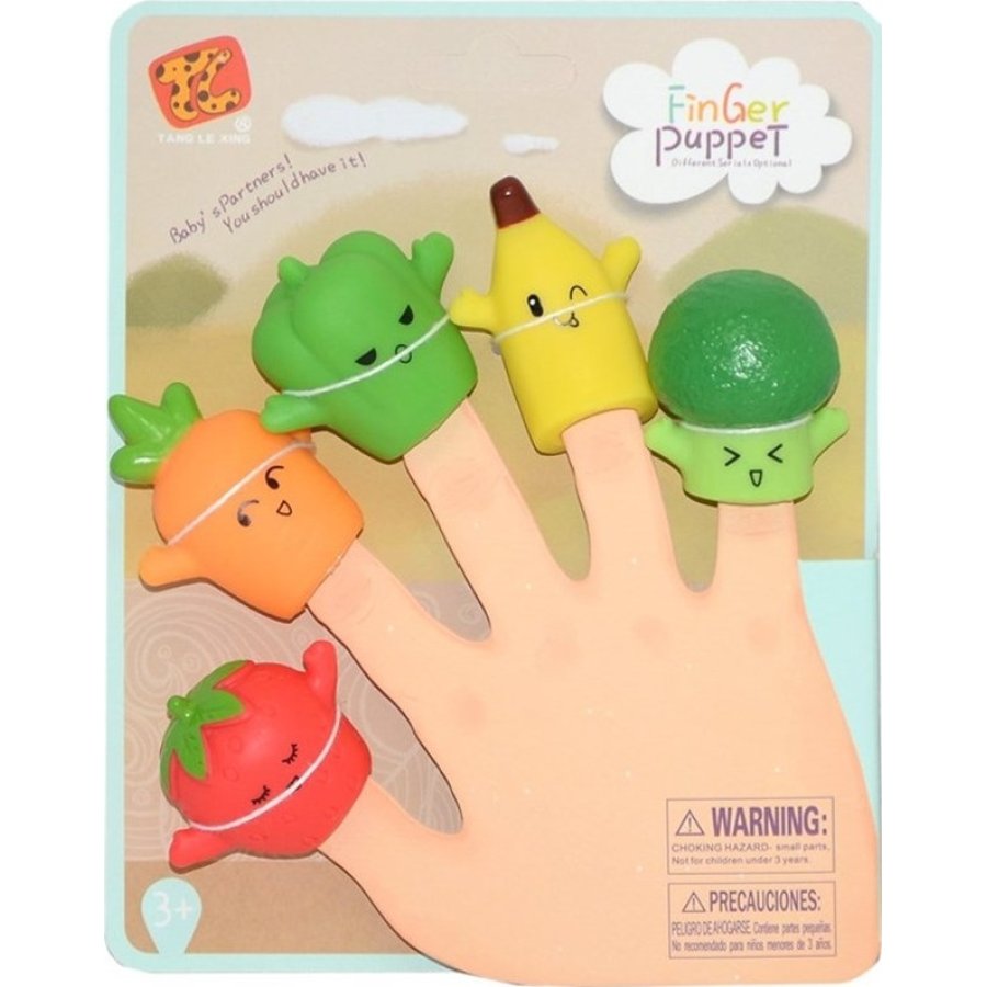 Finger Puppet Meyve Figürlü Parmak Kuklası
