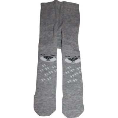 Bibaby Desenli Külotlu Çorap, Gri, Ayıcık