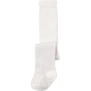 Bibaby Biorganic Klasik Puanlı Külotlu Çorap, Ekru