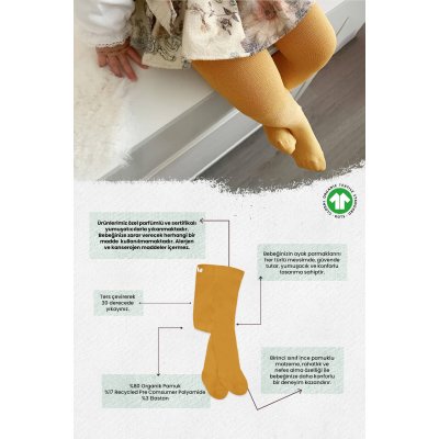 Bistyle Penye Külotlu Çorap, Toprak, 3'lü