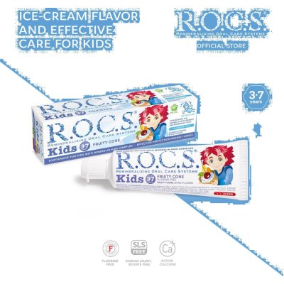 R.O.C.S. Kids Diş Macunu, 35 ml, Meyve Külahı