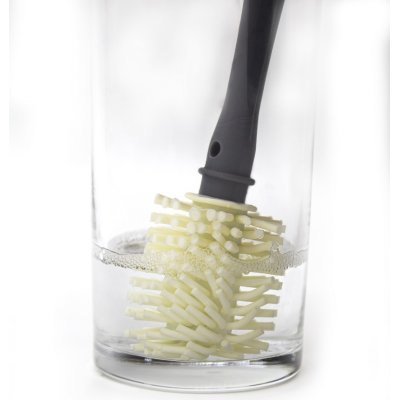 BabyJem Emzik ve Biberon Temizleme Fırçası, Ekru