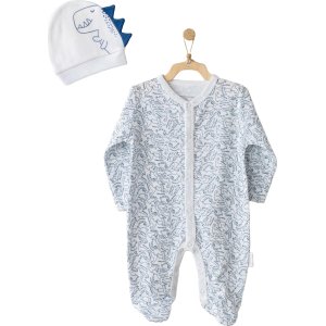 Andywawa Ptera Nodon Şapkalı Bebek Tulum Takım, Denizci