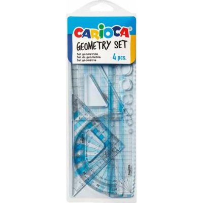 Carioca Geometrik Cetvel Seti, 4 Parça