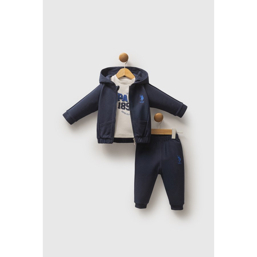 U.S. Polo Assn 3'lü Takım USB2584 Lacivert