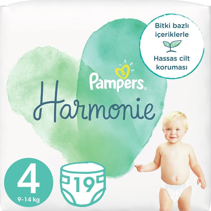 Prima Pampers Harmonie Bebek Bezi, 4 Beden, 19 Adet