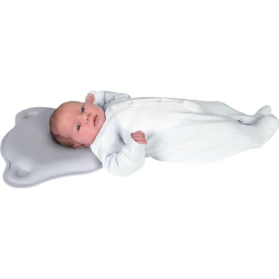 Sevi Bebe Düz Kafa Yastığı Kafa Şekillendirici Yastık, Gri