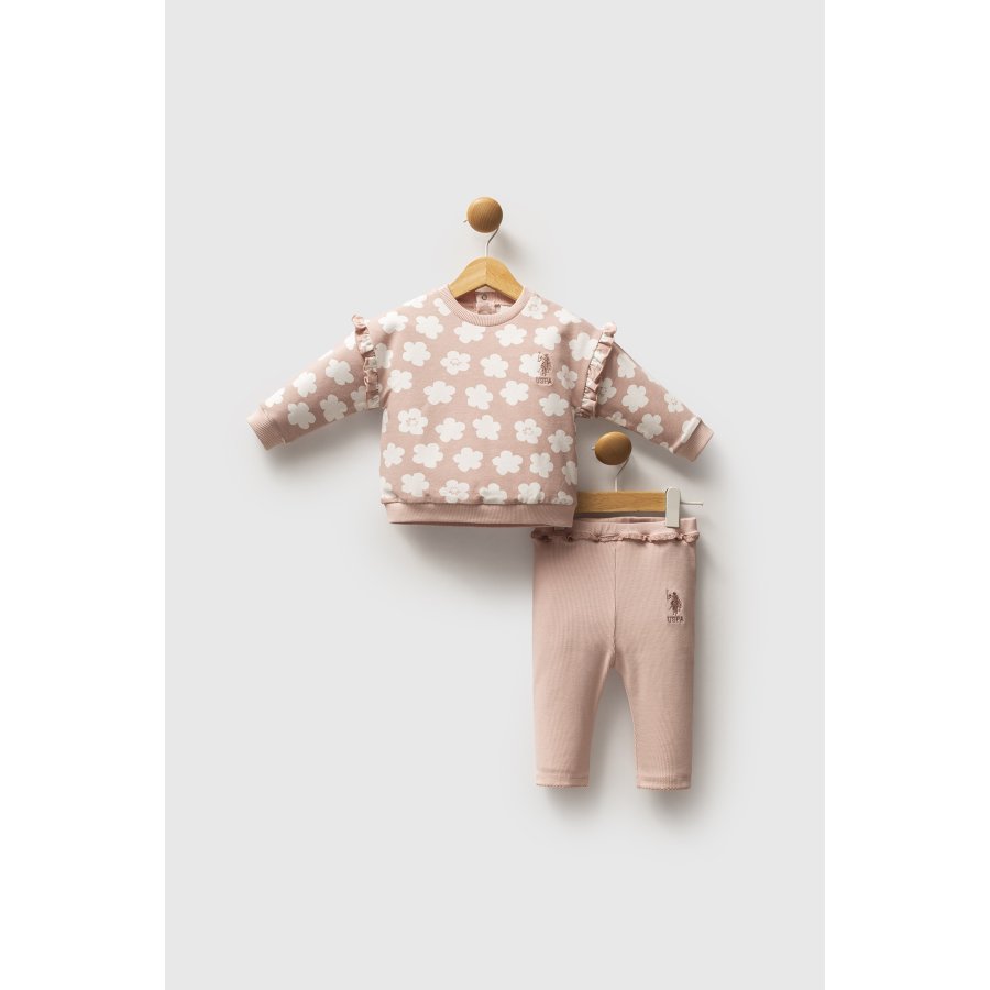 U.S. Polo Assn 2 li Takım USB2770 Pudra