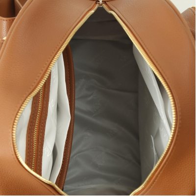 M&Y Dust Deri Anne Bebek Bakım Sırt Çantası, Taba