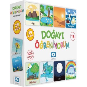 Games Doğayı Öğreniyorum Eğitici Oyun Kartları, 29 Kart