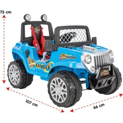 Pilsan Ranger Uzaktan Kumandalı Akülü Araba, 12 V, Metalik Mavi