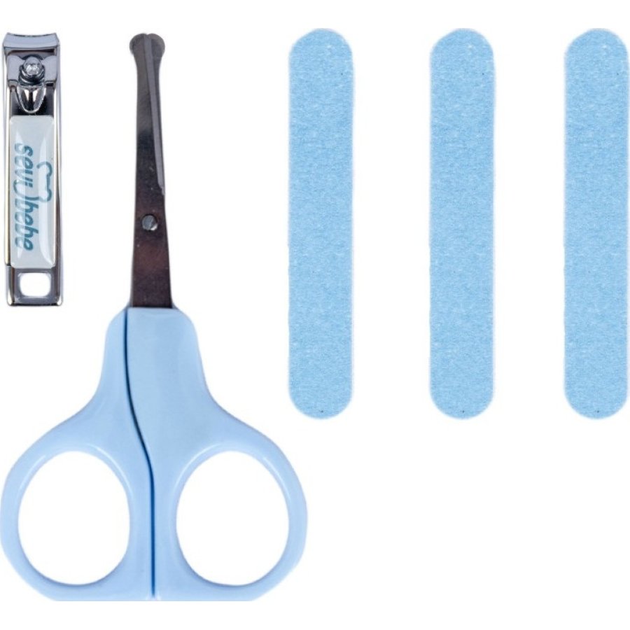 Sevi Bebe 3'lü Tırnak Bakım Seti, Mavi
