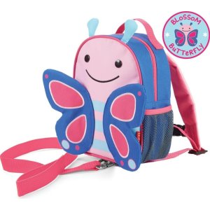 Skip Hop Zoo Emniyet Kemerli Sırt Çantası, Kelebek