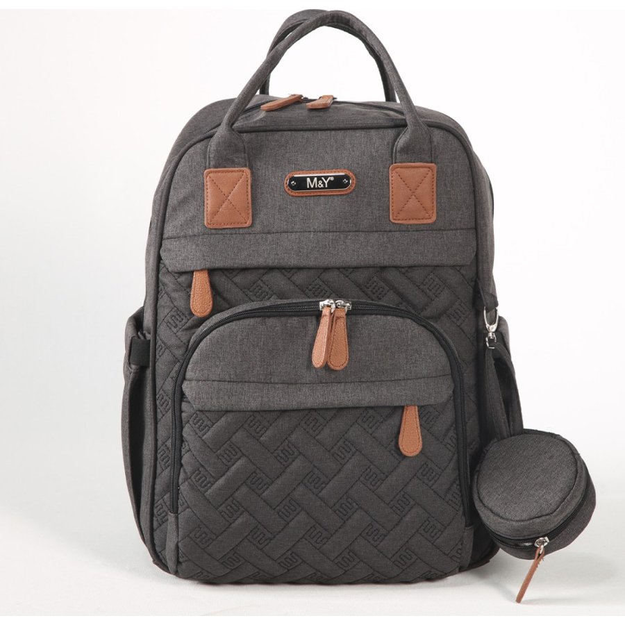 M&Y Lucky Anne Bebek Bakım Sırt Çantası 6690 Siyah