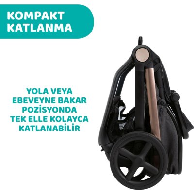 Chicco Mysa Bebek Arabası, Silver Grey