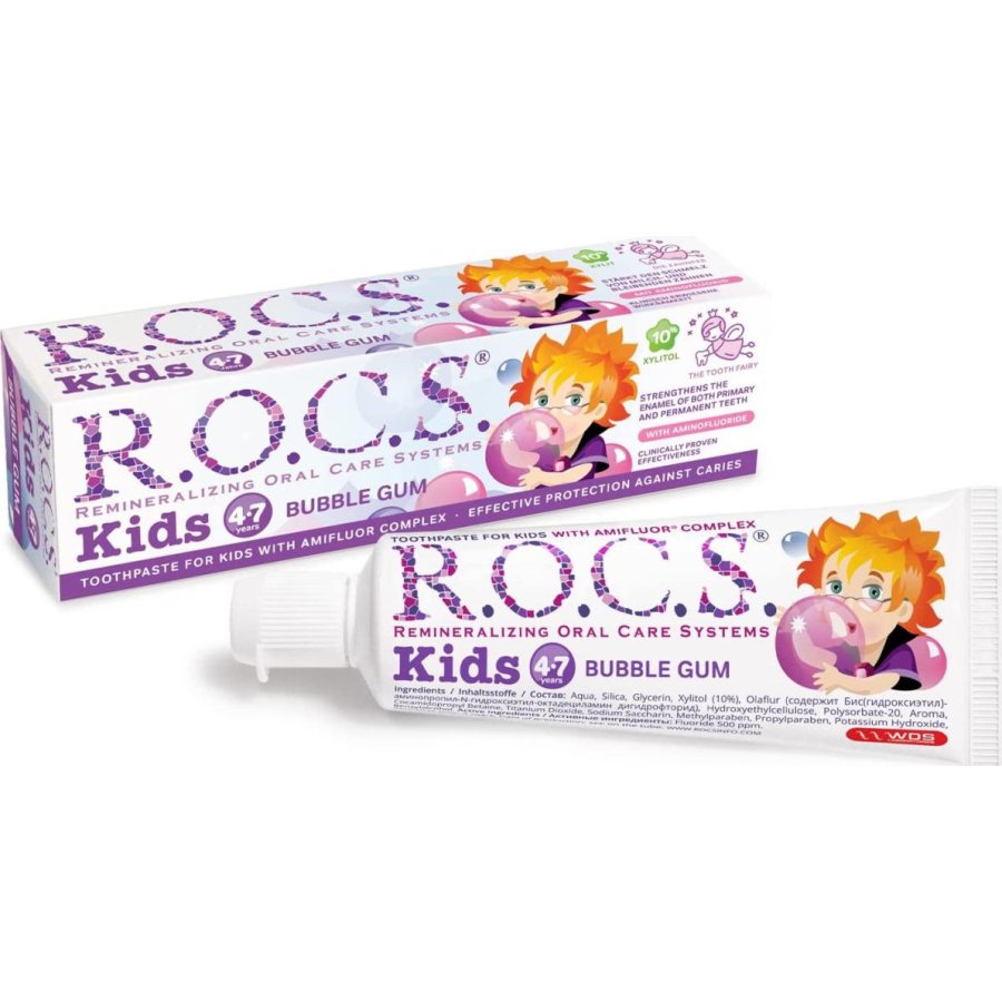 R.O.C.S. Kids Diş Macunu, 35 ml, Sakız