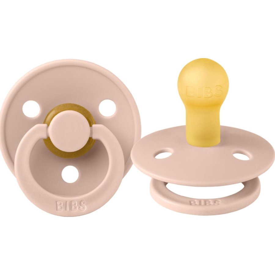 Bibs Colour Kauçuk Emzik, 6-18 Ay, Blush