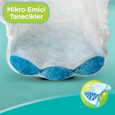 Prima Aktif Bebek Bezi, 5 Beden, 62 Adet