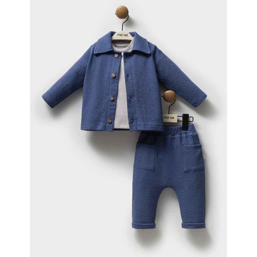Moi Noi Ceketli Takım MNB5321 Navy Blue
