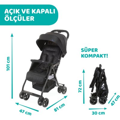 Chicco Ohlala 3 Bebek Arabası, Red Passion