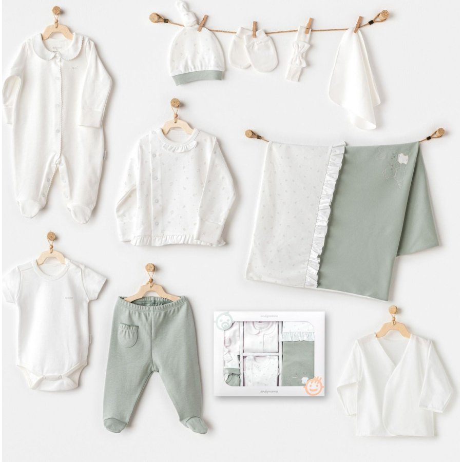 Andywawa AC25131 Cute Bear Friends 10'Lu Hastane Çıkışı Green