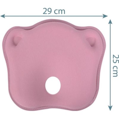 Sevi Bebe Düz Kafa Yastığı Kafa Şekillendirici Yastık, Pembe