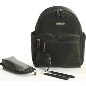 M&Y Diamond Anne Bebek Bakım Sırt Çantası 7345 Siyah