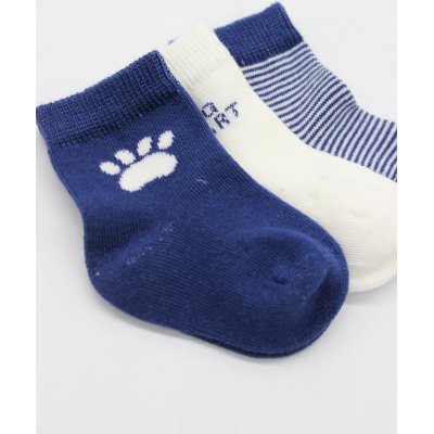 Bistyle 3'Lü Penye Soket Çorap 10110 İndigo