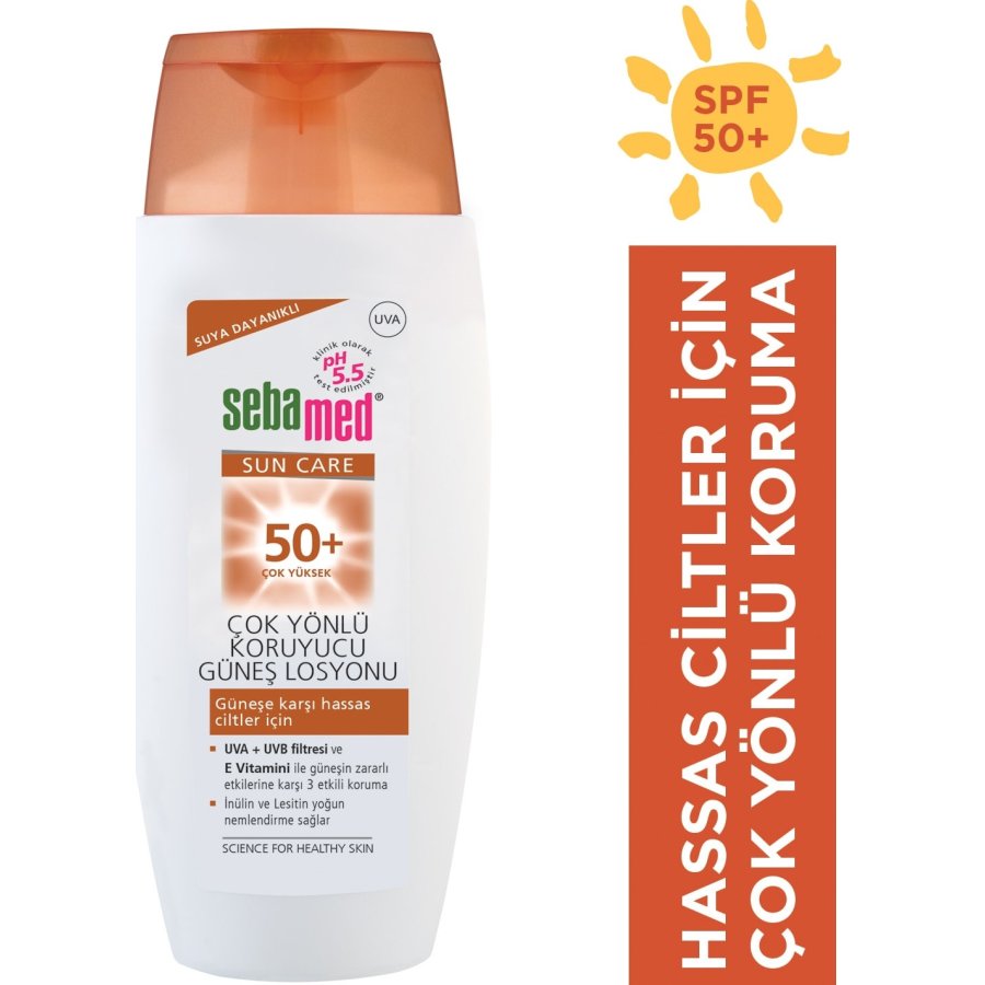 Sebamed Sun Çok Yönlü Koruyucu Güneş Losyonu, SPF 50, 150 ml