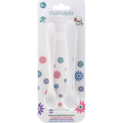 Mamajoo Beslenme Kaşığı & Saklama Kutusu, 2'li