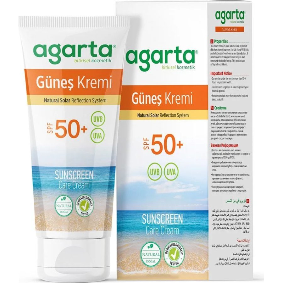 Agarta Doğal Güneş Kremi SPF 50+ 100 ml