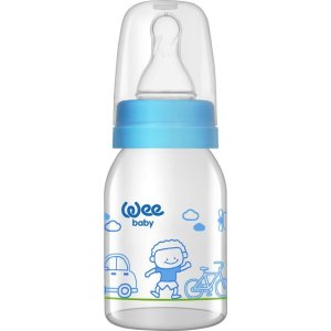 Wee Baby Kiraz Uçlu Cam Biberon, 125 ml