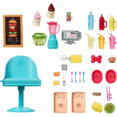 Barbie'nin Yemek Arabası Oyun Seti