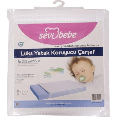 Sevi Bebe Lüks Yatak Koruyucu Çarşaf Alez, 70x100