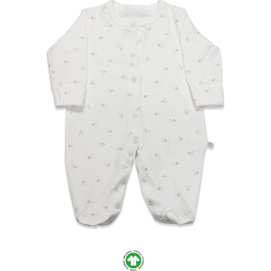 Bistyle Grow İn Love Bebe Tulum 15103 Pembe Ekru